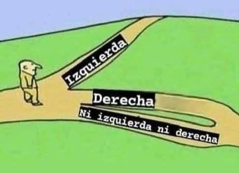 Miriam_Junne's tweet photo. La mejor representación gráfica del tibio centrismo.
Es de derechas. https://t.co/FA82WDlJHX
