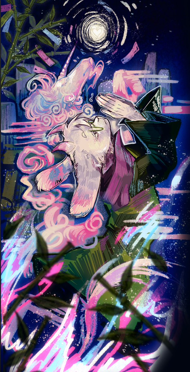 sakiixu's tweet photo. 一角獣 #deltarune https://t.co/BD6l1wRAIU