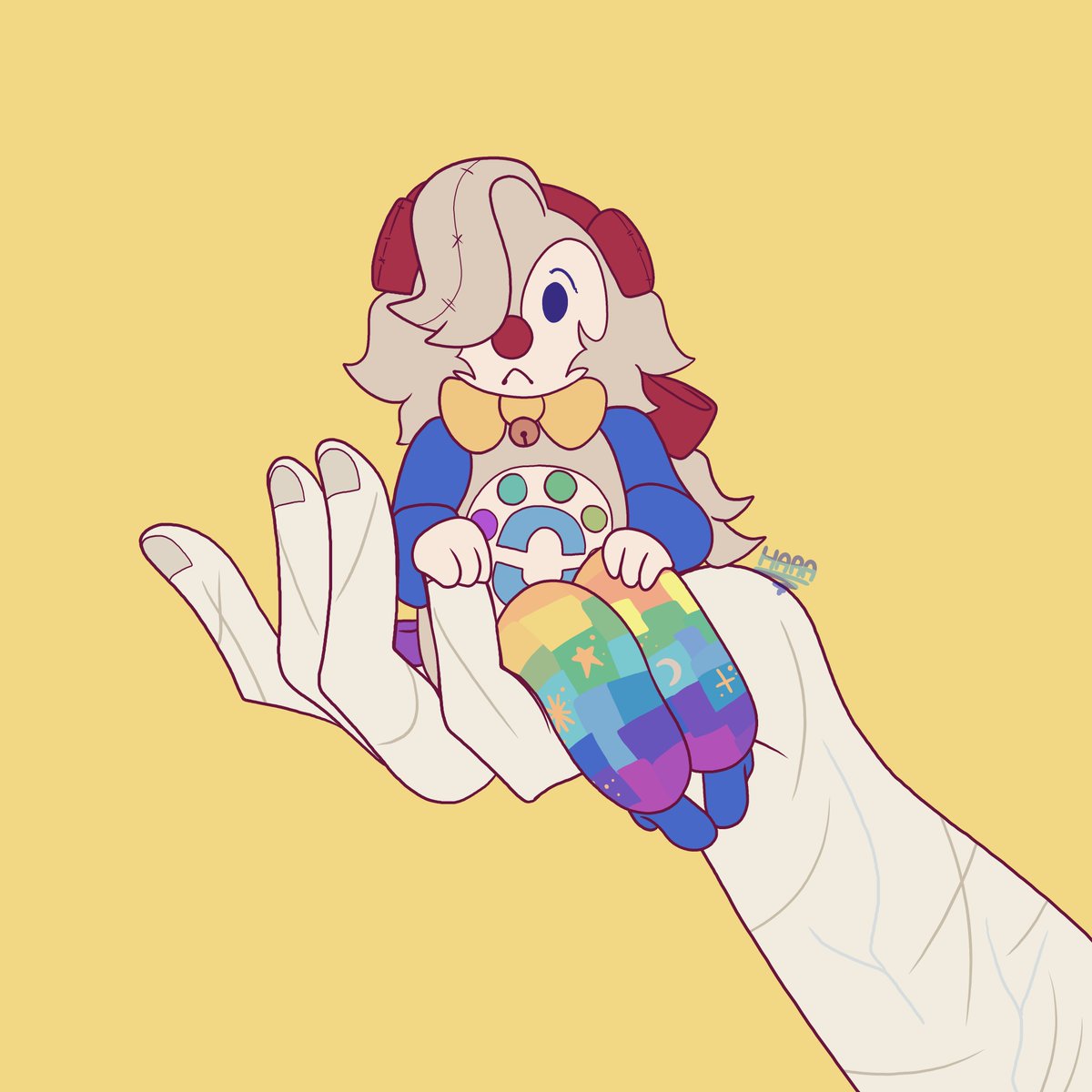 FeralFailure's tweet photo. Cecil in the hands of those who love him just a lil too much 💗 

#artist #oc #ocart #originalcharacters #originalcharacterart https://t.co/AbE3dsRS5z