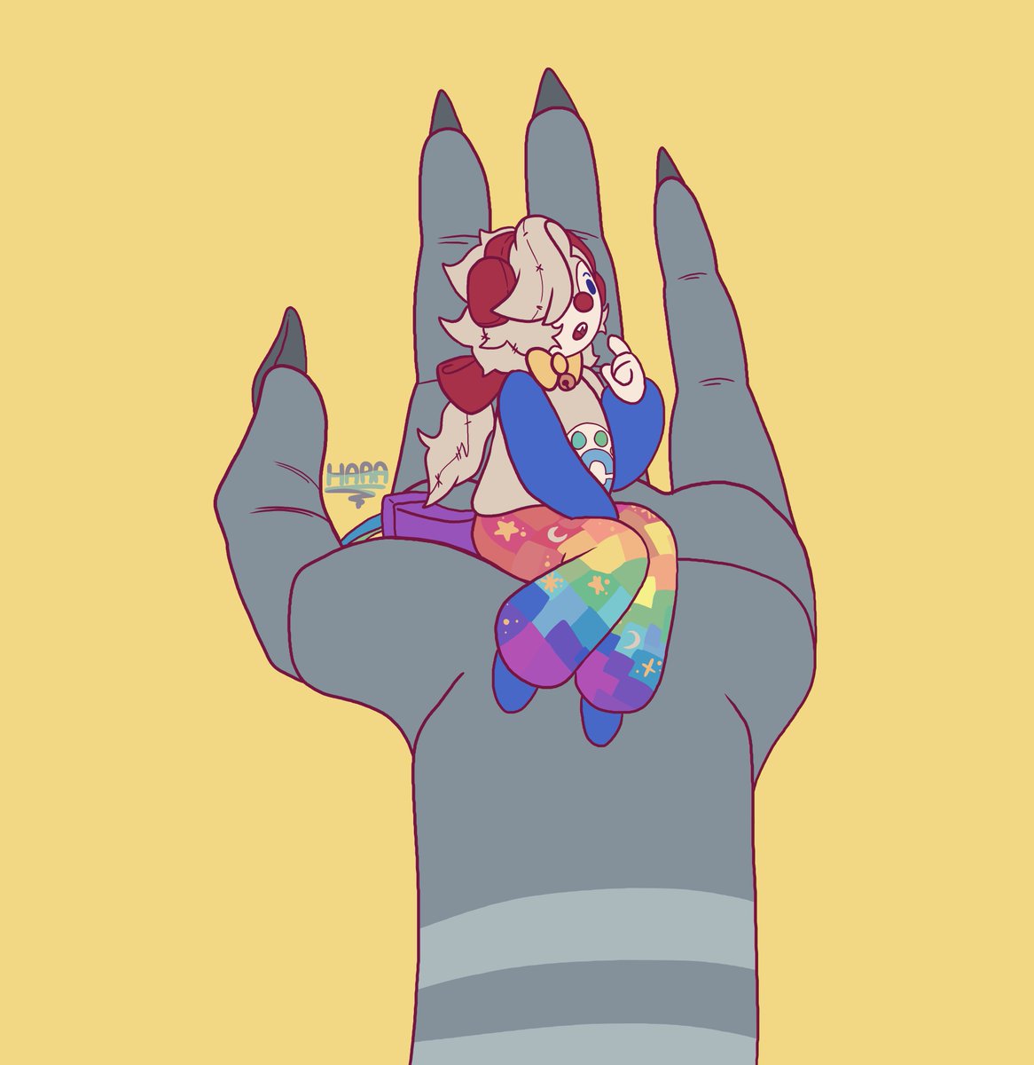 FeralFailure's tweet photo. Cecil in the hands of those who love him just a lil too much 💗 

#artist #oc #ocart #originalcharacters #originalcharacterart https://t.co/AbE3dsRS5z