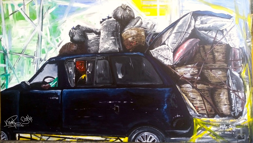 myroozah's tweet photo. My beauty, my art, my Lagos.
Acrylic on canvas, titled "Lati Mile 12" 31" x 57"
Artist: Myro Ozah #nigerianart #africanart #acryliconcanvas #africanartist #nigerianartist #painter #multidisciplinary https://t.co/1T8X3QliEE