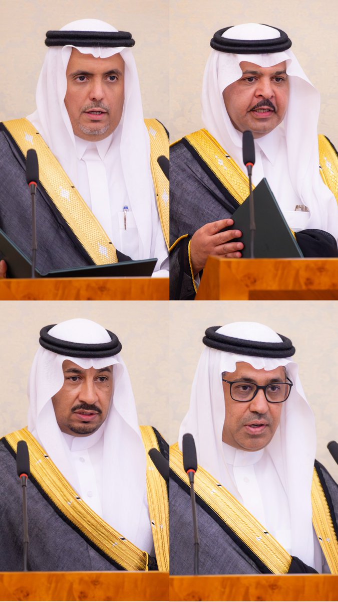SaudiNews50's tweet photo. عاجل:

أمام ولي العهد..

السفراء المُعينون حديثًا لدى عدد من الدول الشقيقة والصديقة يؤدون القسم.

- https://t.co/0FHSZQesy2