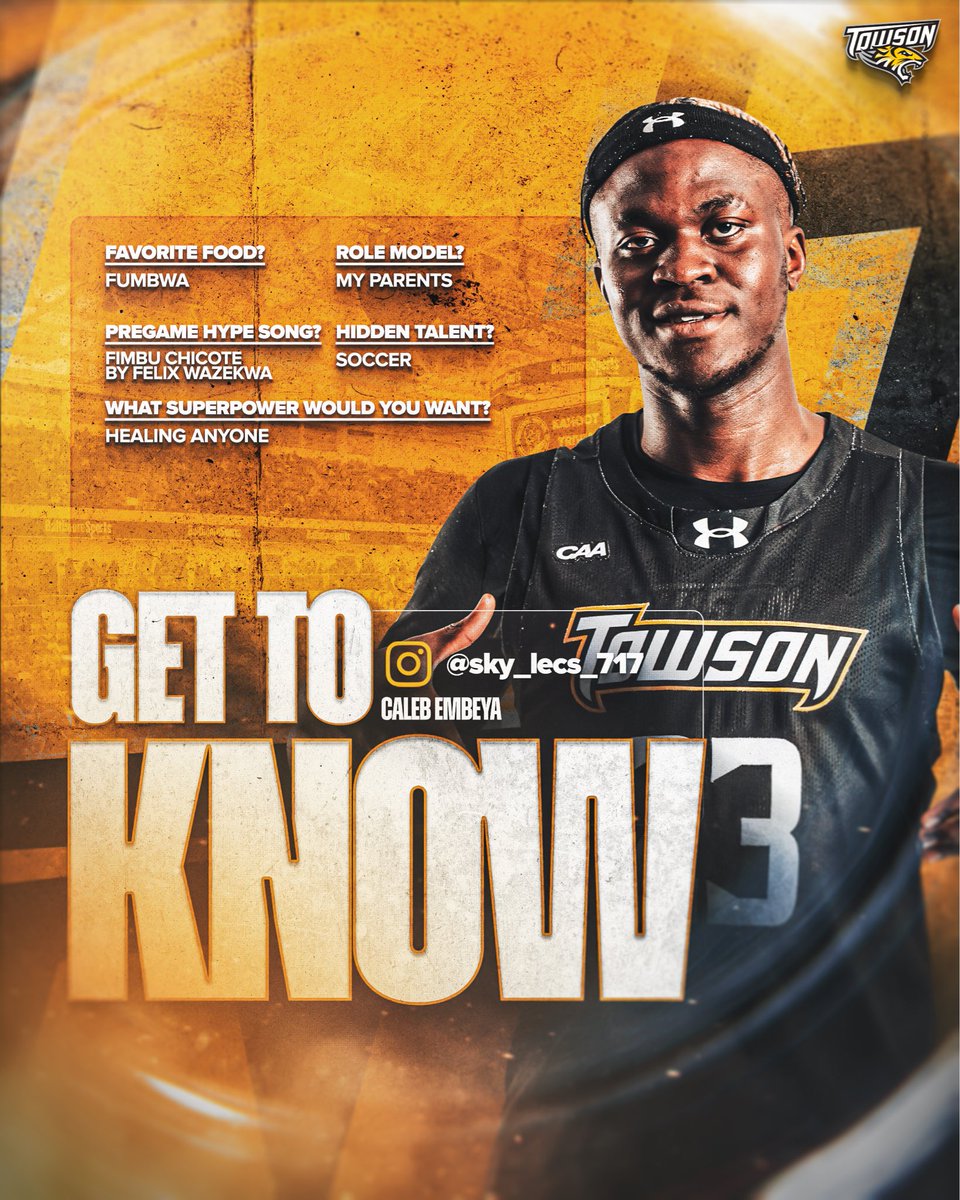 Towson_MBB's tweet photo. Get to know Caleb

#GohTigers https://t.co/j13dsP1GoR