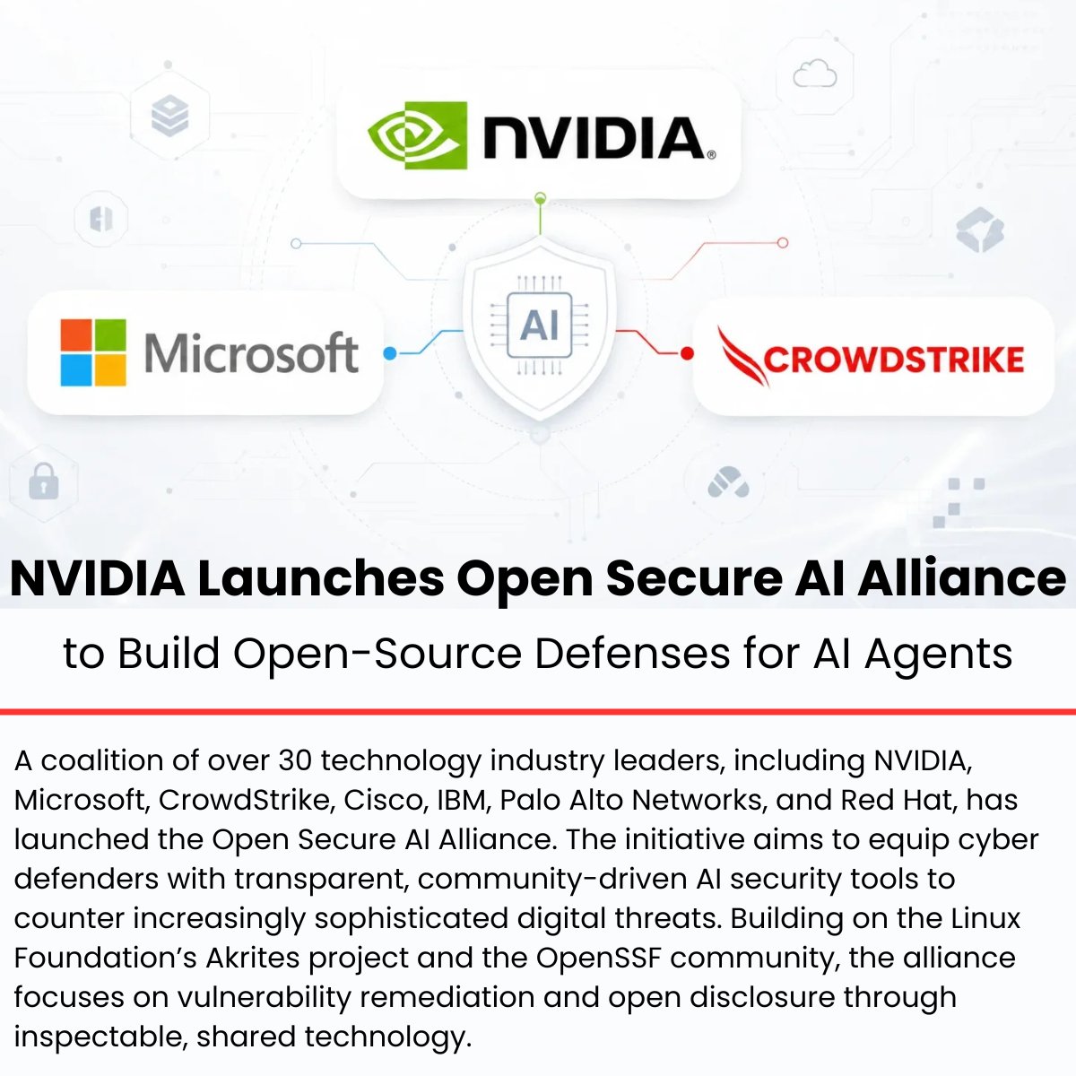 ビジネス・経済 Advanced Control Unleashed NVIDIA Launches Open Secure AI Alliance to Build Open-Source