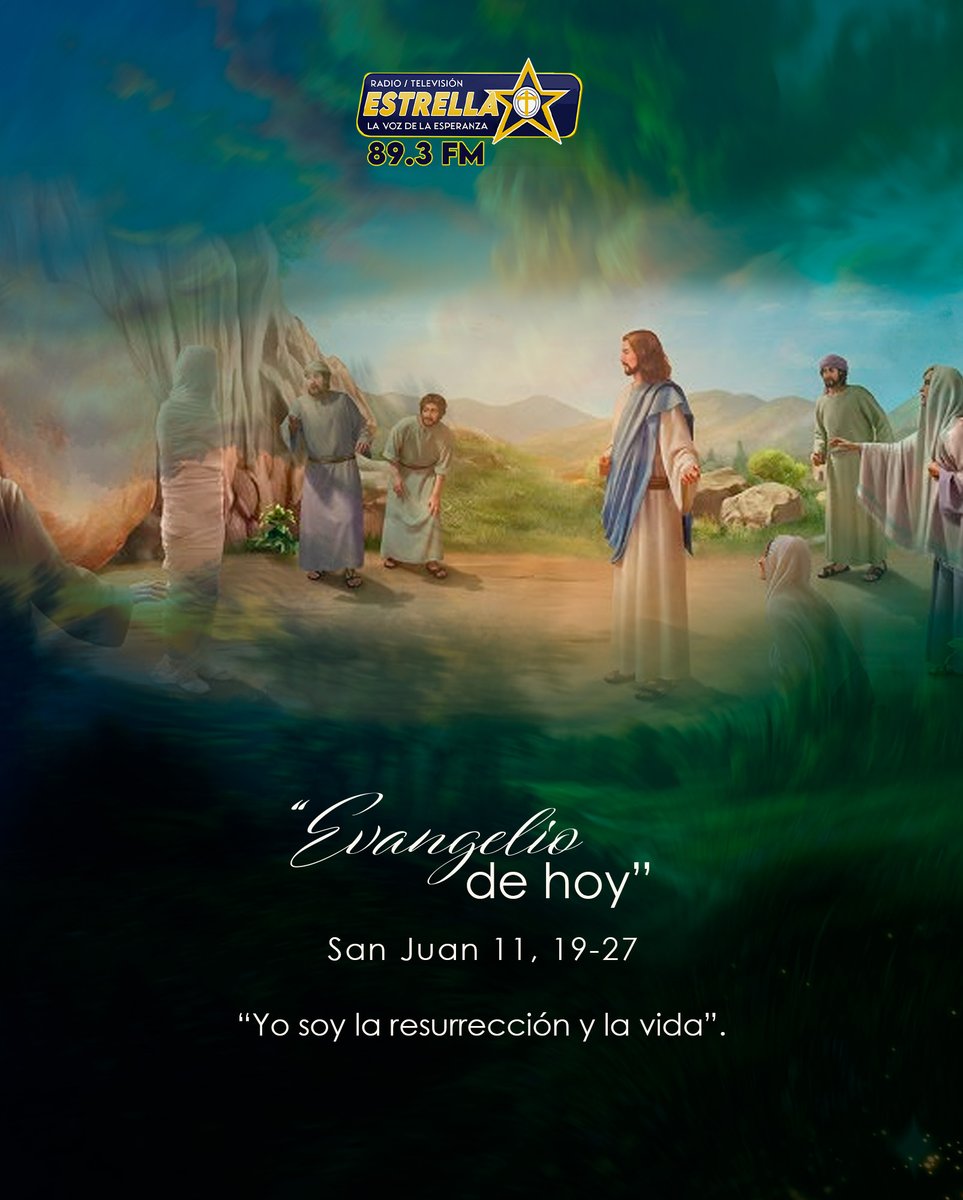 radioestrella's tweet photo. † Lectura del santo Evangelio según san Juan (11, 19-27)
Palabra del Señor.
Gloria a ti, Señor Jesús.
#radioestrella893fm #EvangelioDelDía https://t.co/PxaDVvkQzq