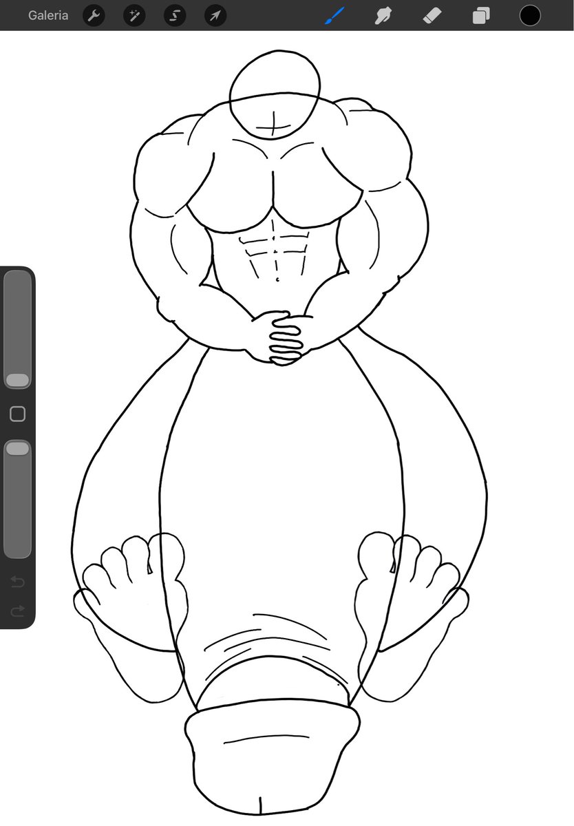 dumbandstellar's tweet photo. When your stuff is so big, you can use it as a blanket…

I was doodling poses and I liked this one so much, that I just had to show this one. I definitely will use this silhouette for couple artworks!

#hyper #wip #nsfw https://t.co/FkpcLXFrOC