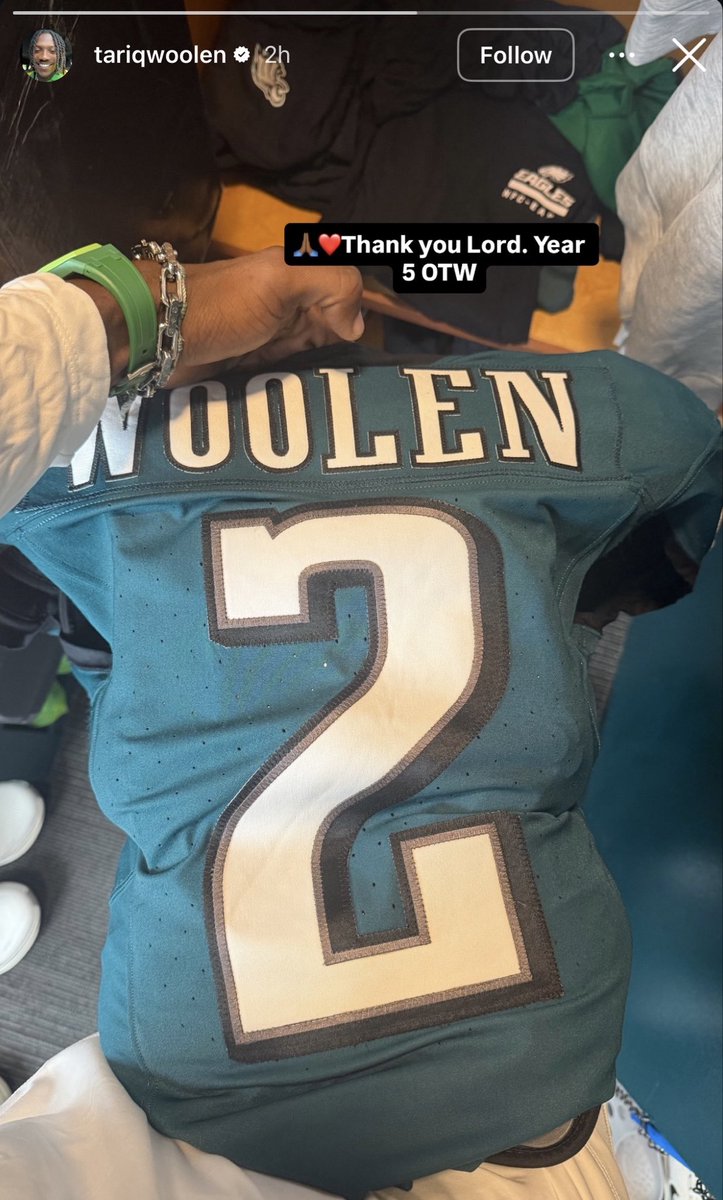 CooperDeJawn3's tweet photo. Riq Woolen knew exactly what he was posting on his Instagram account 😮‍💨🦅

#FlyEaglesFly https://t.co/lqZLwQhsfO