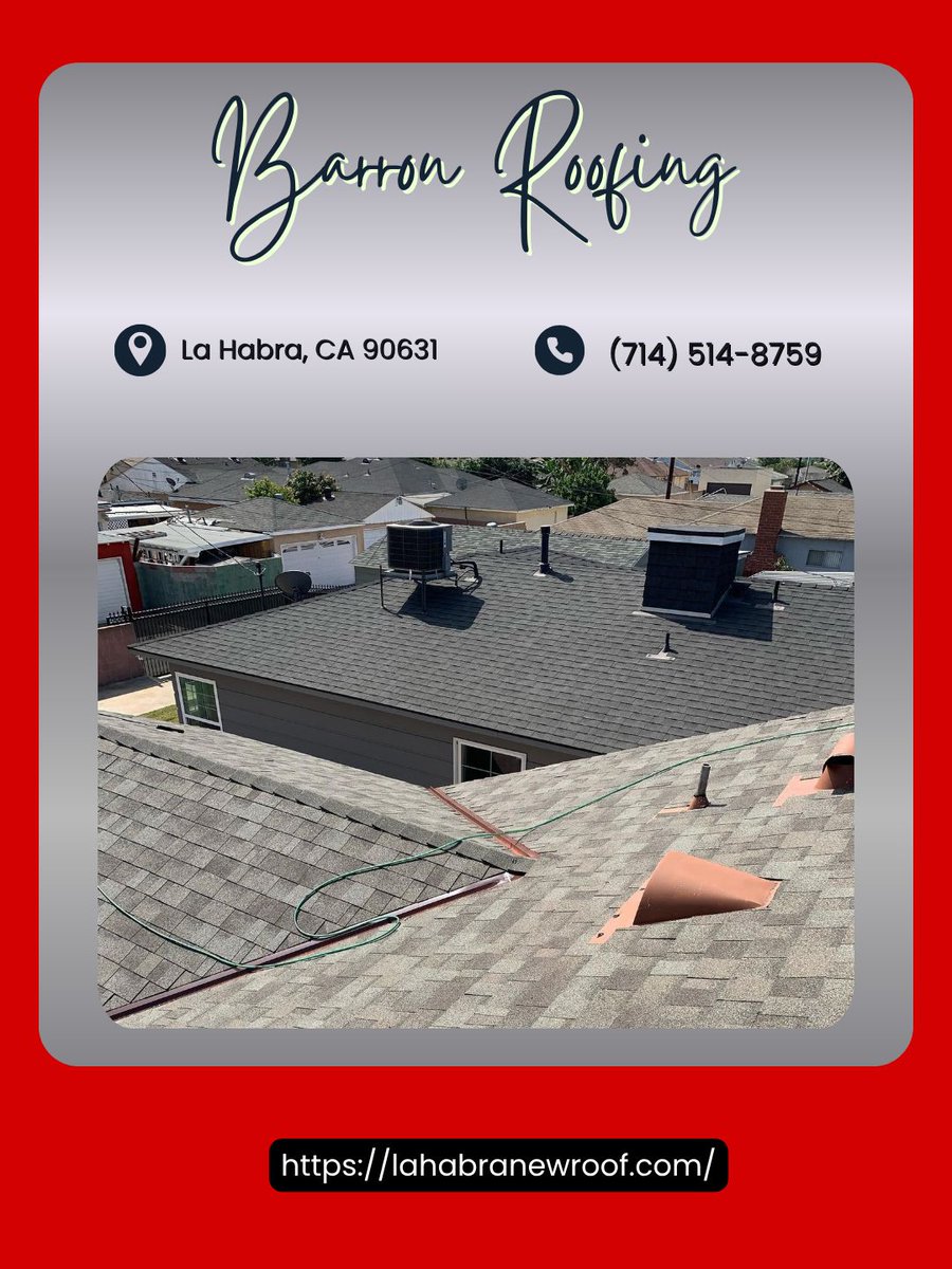 BarronRoofing's tweet photo. Proper setup makes a lasting difference in how your roof performs. Our roofing installation service ensures everything is placed with care. Let's begin your project. Book an appointment today.
#RoofingInstallation #HomeCare
https://t.co/2CQr5zjO9F https://t.co/l1IGZdMXDy