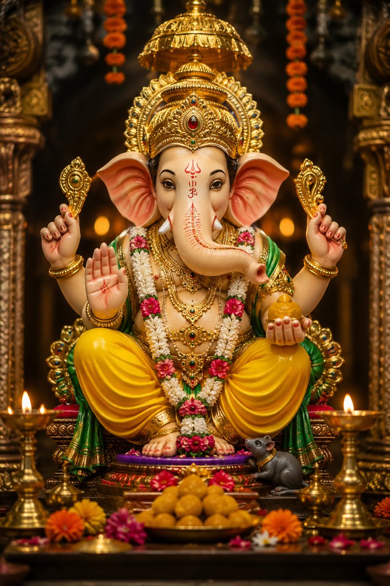 DevotionalPeace's tweet photo. Ganapati Bappa ❤️🙏 https://t.co/UjWVTQyjHI