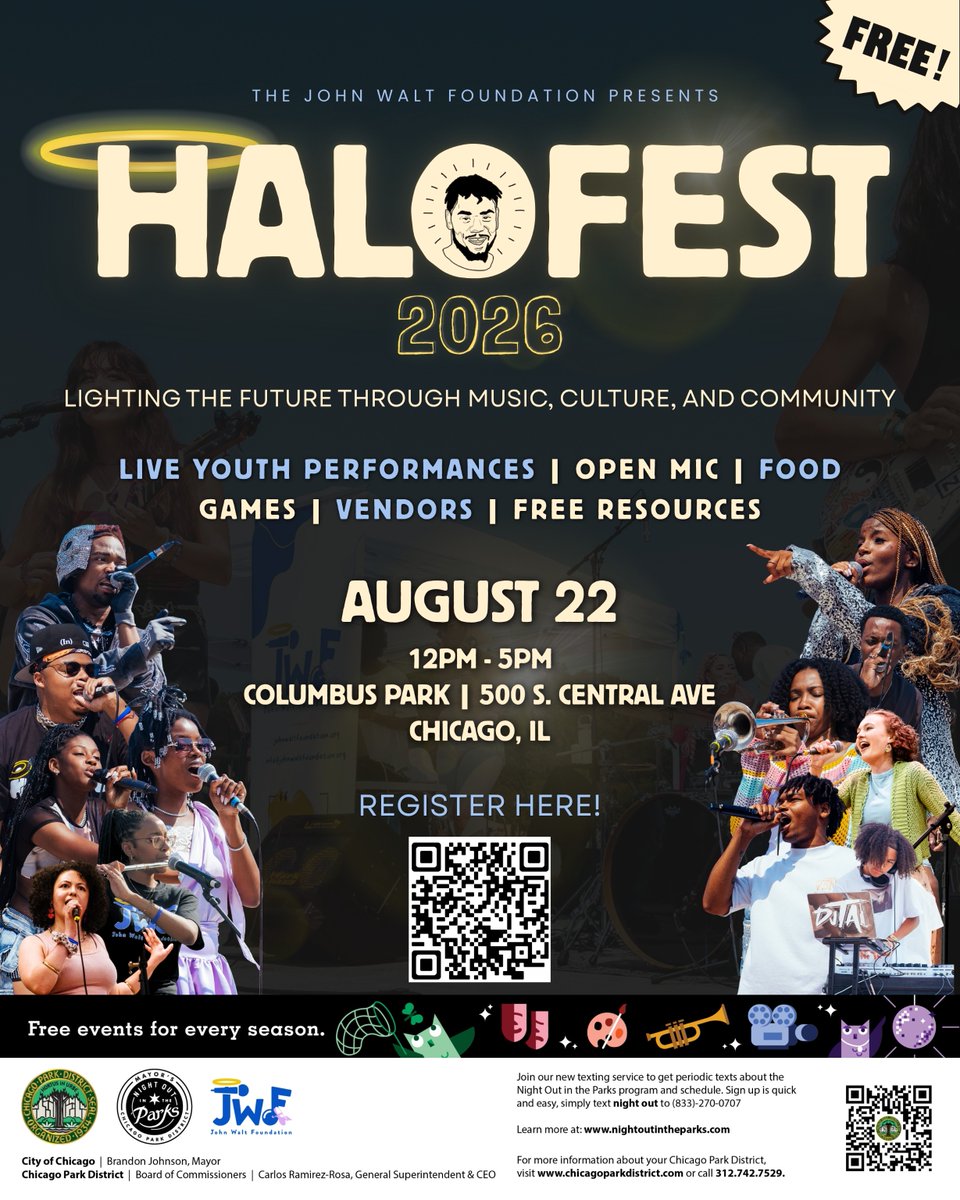 SwankPR's tweet photo. #HaloFest2026 - @johnwaltfdn HALOFEST IS HERE😇!! @Halofest invites YOU 👀 to experience an afternoon of music🎶, culture, community and the opportunity to see gifted young people SHINE👏🏾!
➡️Click HERE: https://t.co/uZPKB4UkDP
#SwankPR #HaloFest #ChicagoEvent #PR https://t.co/4C7MqxLDDI