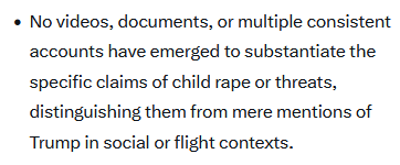 FinwizMike's tweet photo. @DavidJHarrisJr The Trump references are mostly mundane and the allegations have no credible evidence. https://t.co/nTnyitoPP4