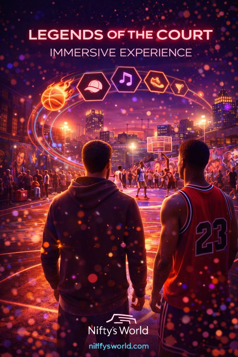 NiftysWorld's tweet photo. 🏀 Basketball is culture before it is competition.

The court shaped identity long before highlights mattered.

🔥 Learn more at https://t.co/0zjBDhDCYw

#NiftysWorld #LasVegas #Oohhwwee #AI #AR #LuxuryLifestyle https://t.co/tusBOP5ATX