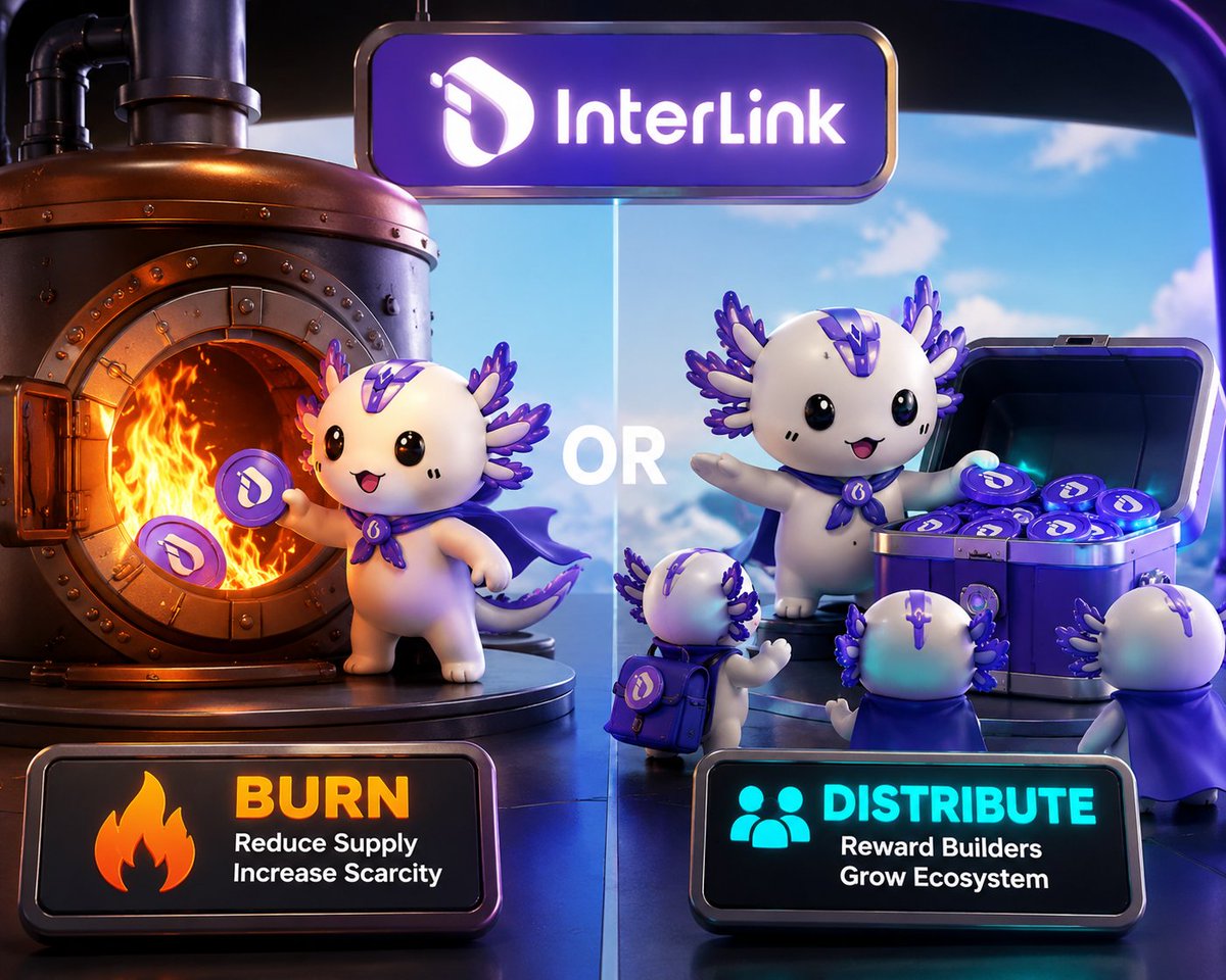 Dentchevy's tweet photo. InterLink mengusulkan Reverse Auction untuk membangun treasury ITL yang lebih kuat dan transparan. Komunitas dapat memilih arah terbaik: burn ITL untuk kelangkaan atau distribusi kembali untuk mendukung builder, developer, dan pertumbuhan ekosistem.

#InterLink #ITLG #ITL https://t.co/bRJcE1zSC6