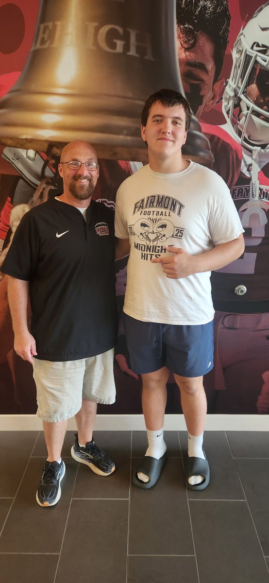 BigBenMcIlvain's tweet photo. After receiving a full ride scholarship offer to play football at Lafayette College, I am excited to announce that I am committed! Thank you to @CoachKBaumann and the rest of the staff for believing in me and giving me this opportunity! @CoachGantz @FBFairmont @BlockersO_Line @LafColFootball @Coach__Trox