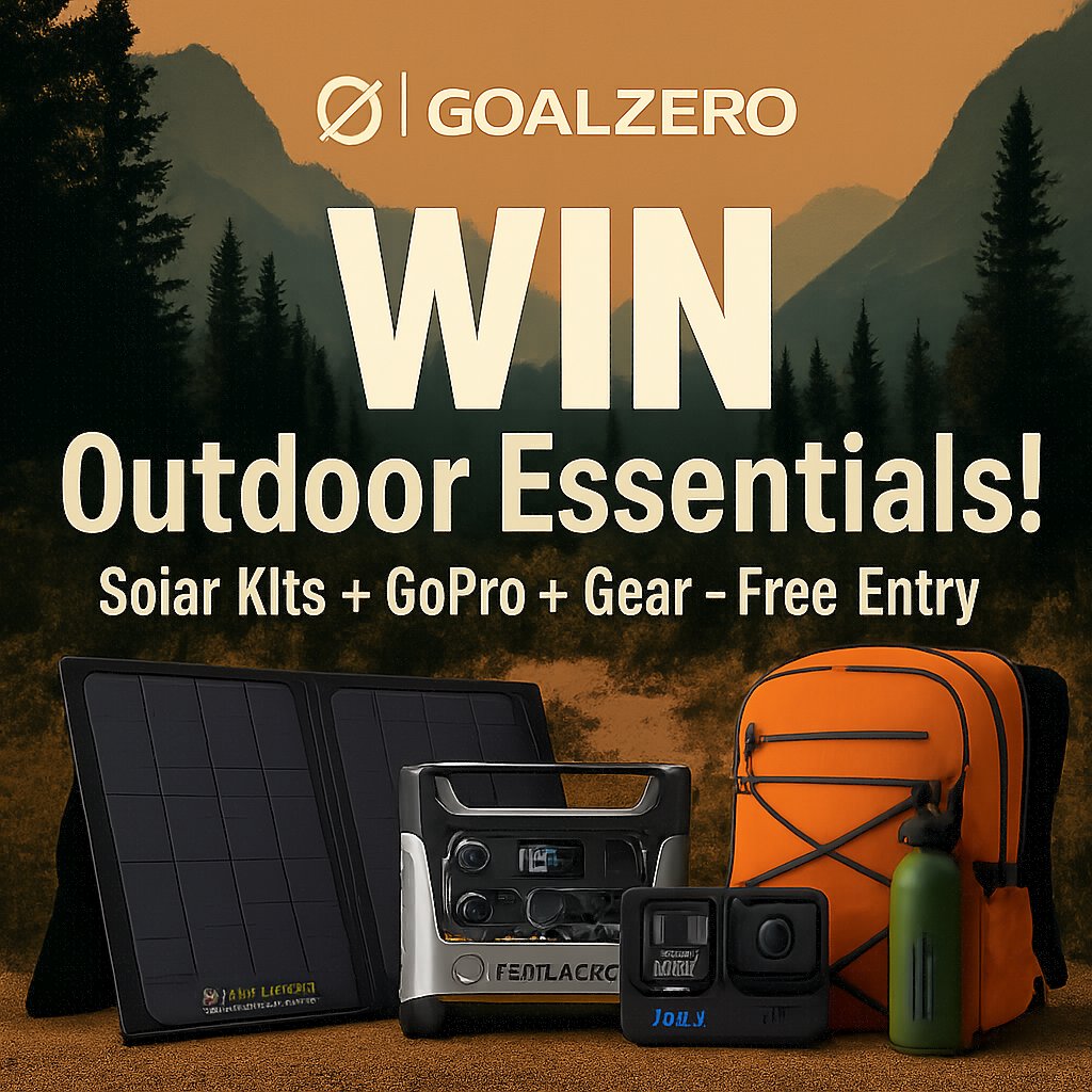 🌲 WIN a $1,600 outdoor essentials package from Goal Zero! Solar
