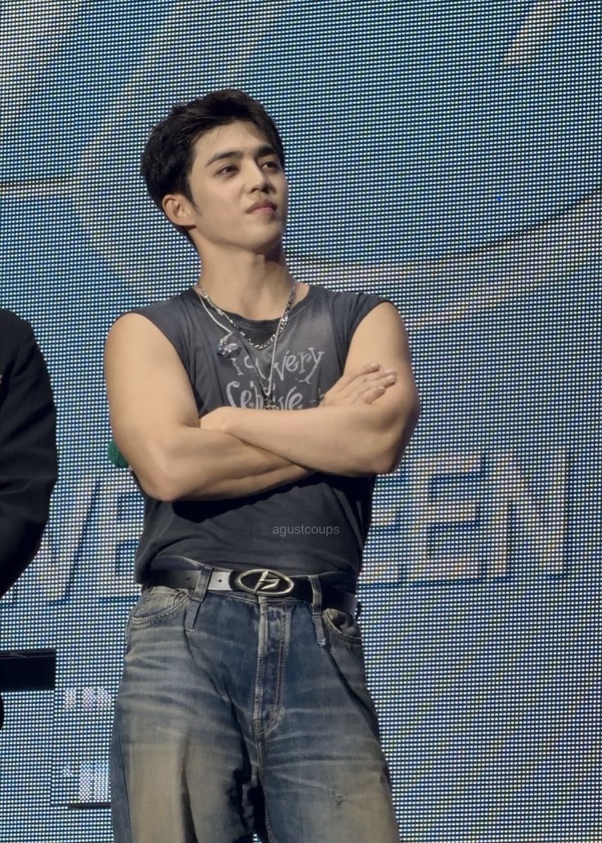 cheolhanglazer's tweet photo. seungcheol and his sleeveless shirts against the world https://t.co/fkPUY8DeyQ