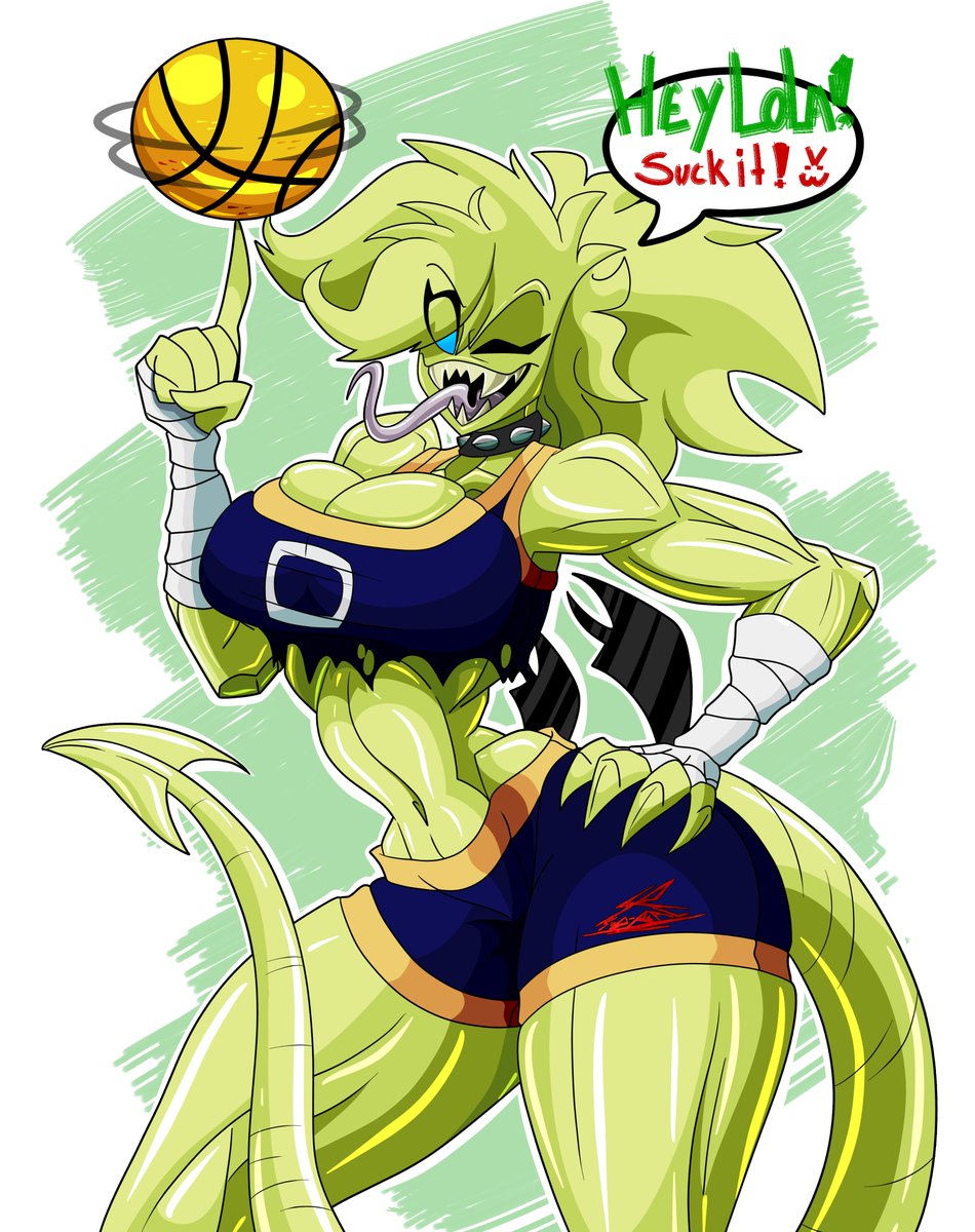 SubRealStudios1's tweet photo. Team MonStars 🏀 😈
*Starring: #DeeDeeDemon (#TheMightyGreenDemon). https://t.co/8uNRJIPOha
