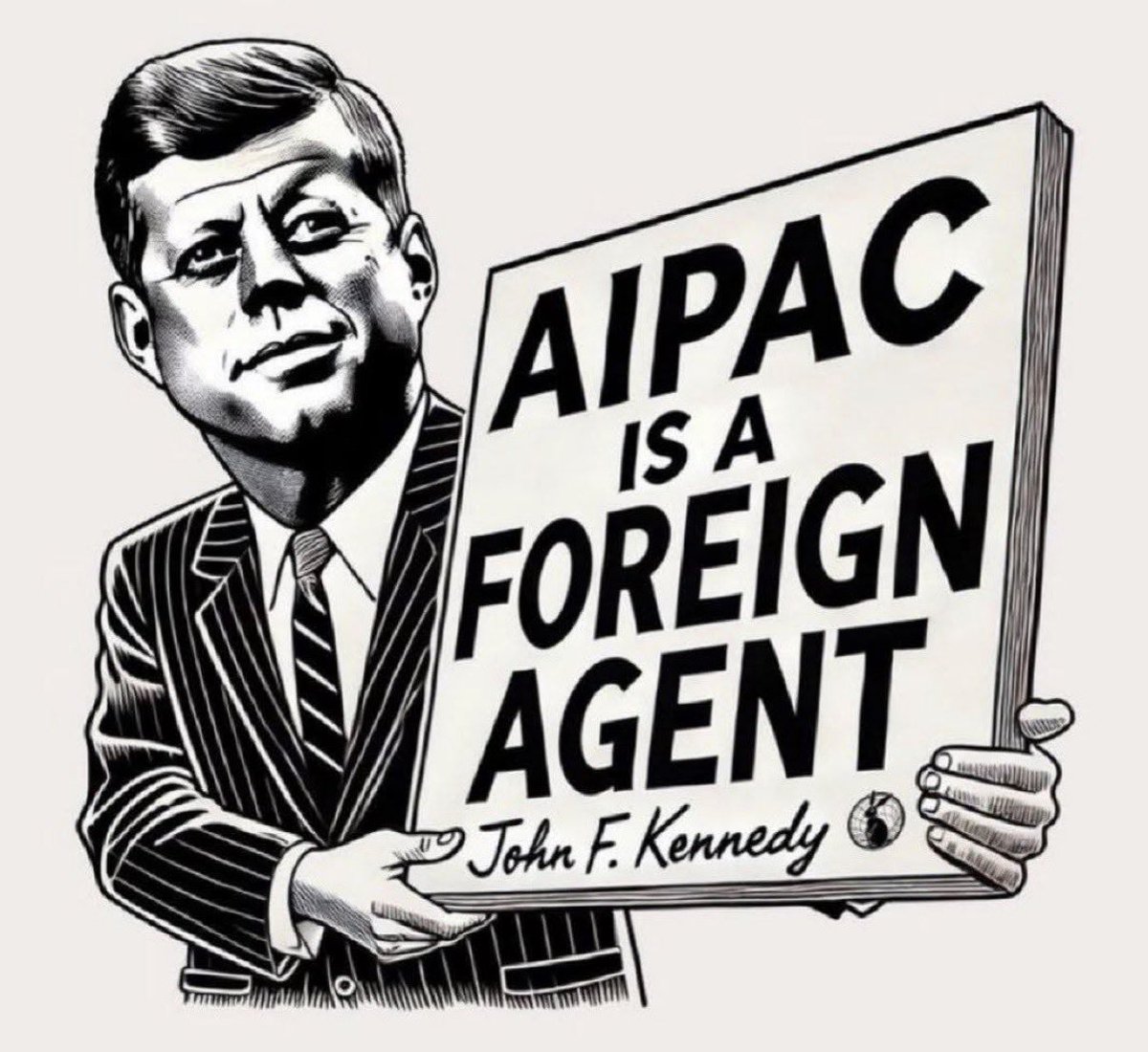Slangofliberty's tweet photo. @AIPAC https://t.co/3TbkJQ9yDV
