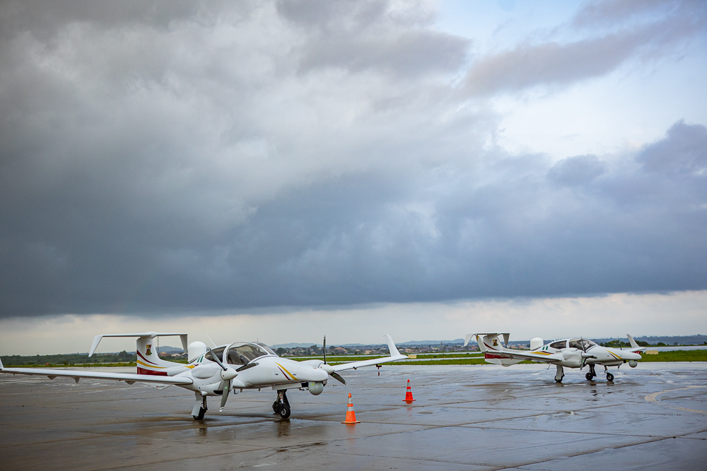 seyimakinde's tweet photo. Today, we took delivery of the two DA42MN-G aircraft procured by our administration for security surveillance and reconnaissance missions in Oyo State. https://t.co/pV0cRElglB