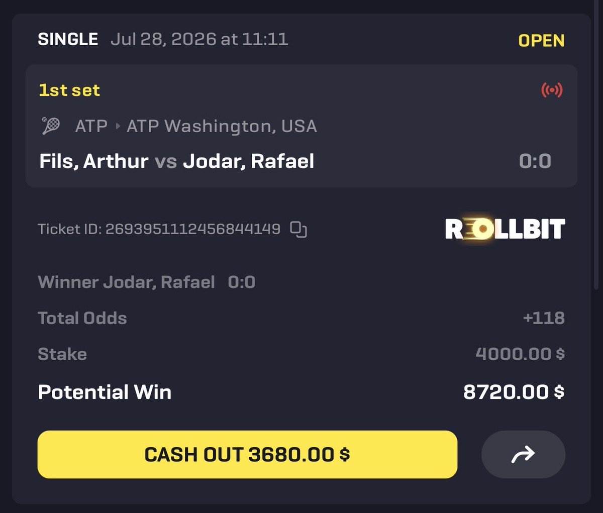 ThinkingBitmex's tweet photo. Spain won the World Cup

Jodar will win in DC https://t.co/cJ3Z0JWETf