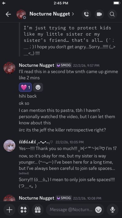 choppedpork666's tweet photo. you cannot talk about a predator you dont know BUT talked about like he was a good person, then barely did anything for your young audience, since you clearly denied to do more than just saying sesseur is a "bad person" (GROOMER you mean)

what can we expect from you anymore? https://t.co/DqNos42cSY