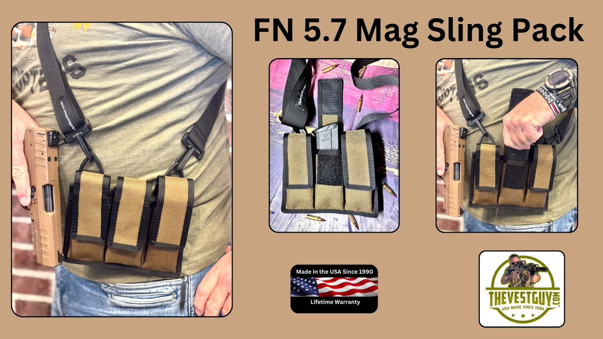 TheVestGuy's tweet photo. FN Five-seveN MRD Magazine Pouch

#FiveSeven #57 #FN #FNH #FNHerstal #MagPouch #MOLLE #MRD

🇺🇸 Made in the USA 🇺🇸 Since 1990

https://t.co/UA2wqSEmga

What can we Make for you ? https://t.co/XNvbPVtAwe