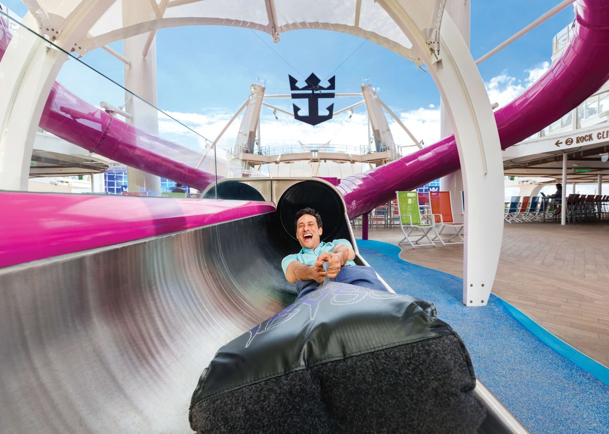 Naila_MST's tweet photo. Ready to take the plunge into adventure? Experience the thrill of sailing down the Ultimate Abyss, the tallest slide at sea! Slide into excitement and make unforgettable memories onboard Royal Caribbean! #RoyalCaribbean #ThrillSeekers
#inteletravelcom https://t.co/CP8zAVvd8M