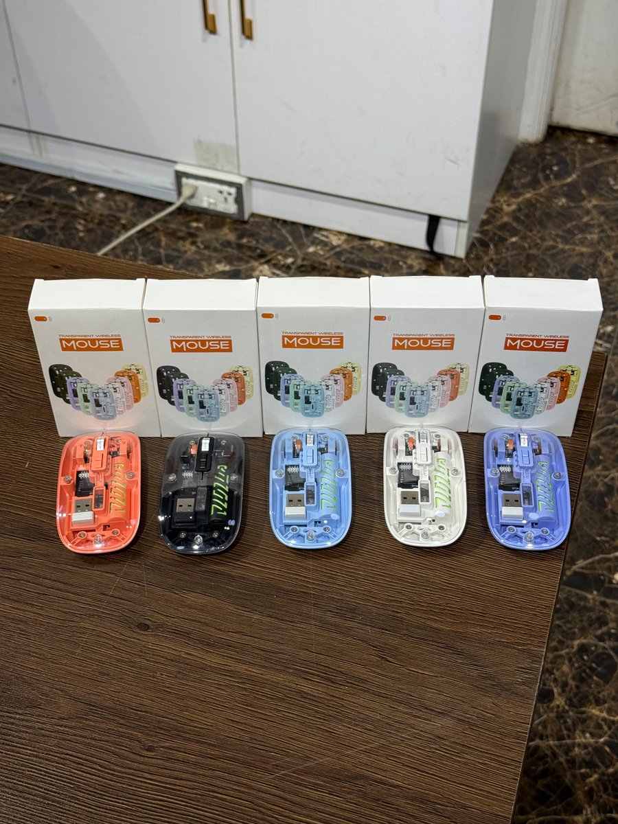 TechSphereKE254's tweet photo. Unique transparent wireless mouse in stock!!!
It’s pretty unique and adds a bit of style on your work desk.

Feel Free to DM us or you can Call/Text/WhatsApp us on +254713995421 to order.

#Mouse #Wireless #Rechargeable #Durable #TechTrends https://t.co/CDhq6XKTqh