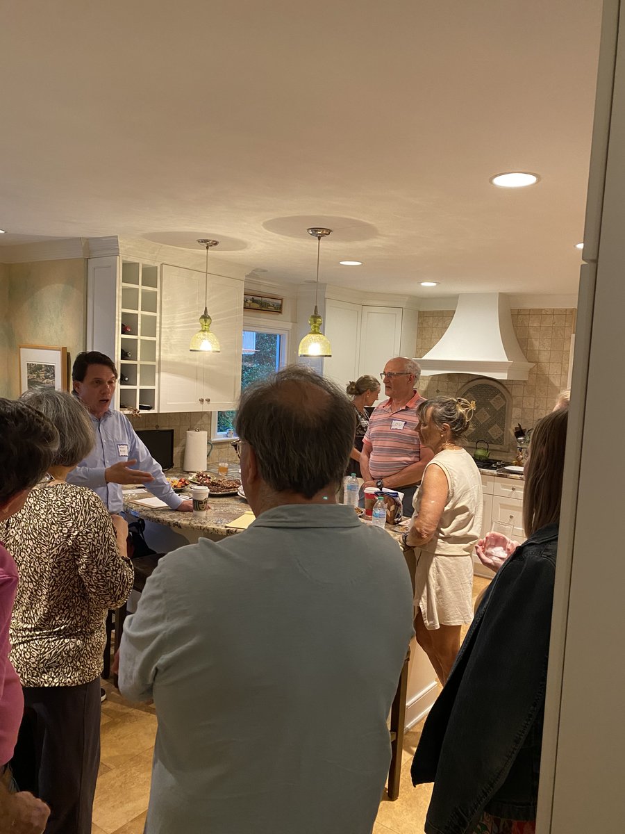 Knapp_4Congress's tweet photo. Conversations like the ones we had held at an event hosted by Tom and Suzanne Wren are what this campaign has been about from the start. 

Everyday Virginians are tired of the establishment picking winners and losers, tired of corporate PAC money driving policy, and ready for leadership that actually shows up, listens, and fights for working families. 

From ending dark money in politics to lowering everyday costs and standing up to corporate monopolies, it’s time to take back VA-01 and defeat Rob Wittman this November. Thank you to everyone who came out! Let's keep this momentum going all the way to Election Day.

#PeopleOverPolitics #VA01 #Henrico #HenricoVA #GOTV