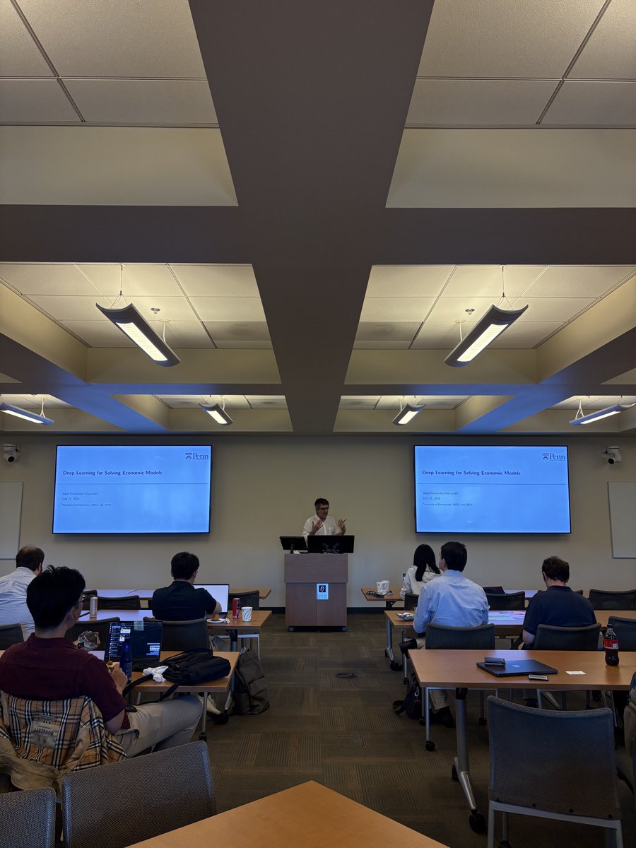 GCAProject's tweet photo. Thanks to the wonderful presenters at the SITE Applied Artificial Intelligence in Macro-Finance conference this week. A great way to start the week!

Organized by Christopher Clayton and @acoppola4, with support from GCAP, @StanfordGSB, and the Stanford Department of Economics. https://t.co/VHf0tiafzK