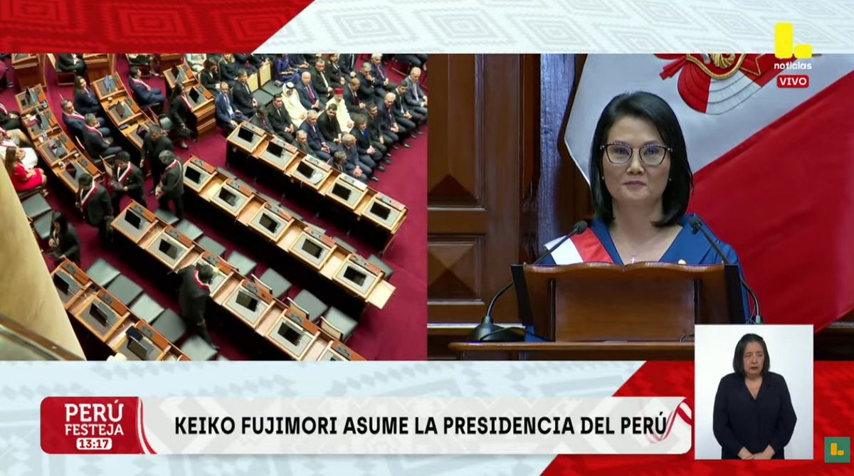 Aderly's tweet photo. 🚨 #AHORA | Oposición muestra fotografías de los fallecidos en protestas y se retiran momentos previos al mensaje de Keiko Fujimori. "Justicia para las víctimas", gritaron https://t.co/5mizjoL9Md