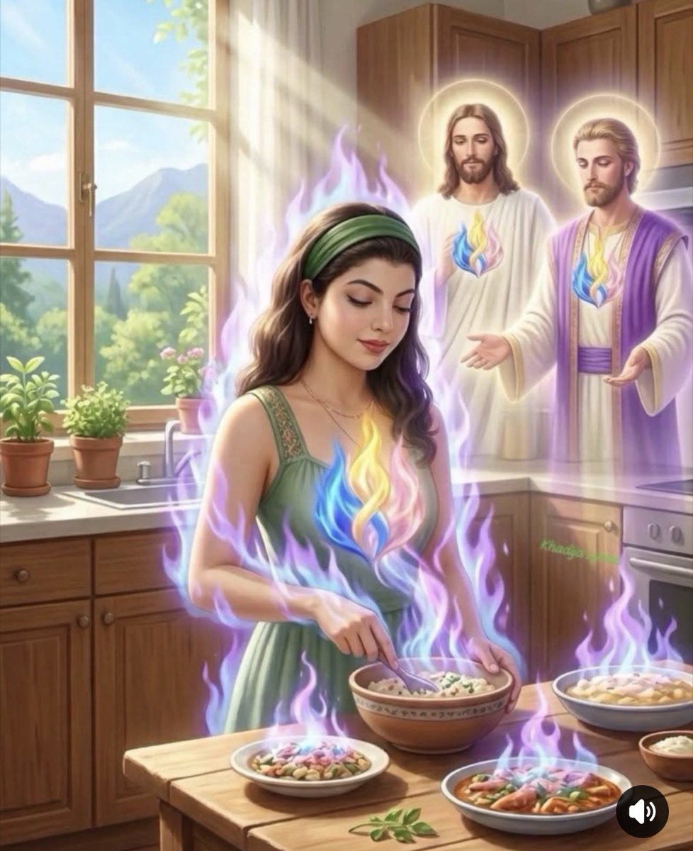 EarthAngell78's tweet photo. Blessed Be He Whom Prays over Their Food, in Gratitude and in Love. For I Tell You, The Kingdom of Heaven Smiles Upon Thee. 🙏🕊️🤍💫 https://t.co/jSqN9RgPIF