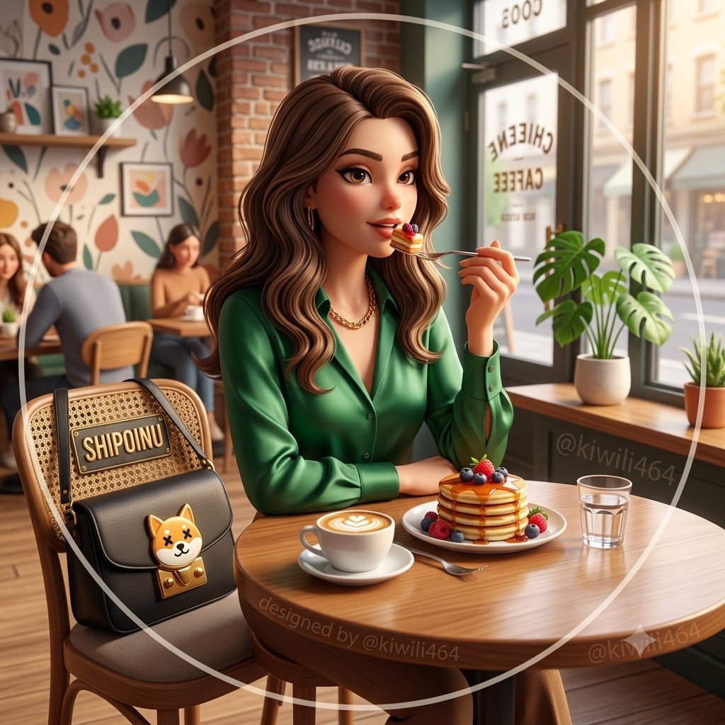kiwili464's tweet photo. Elegance in every bite. Enjoying a quiet coffee moment accompanied by my favorite piece of art. @ShipoInu #SHIPO https://t.co/ns2pUQ1Rb8