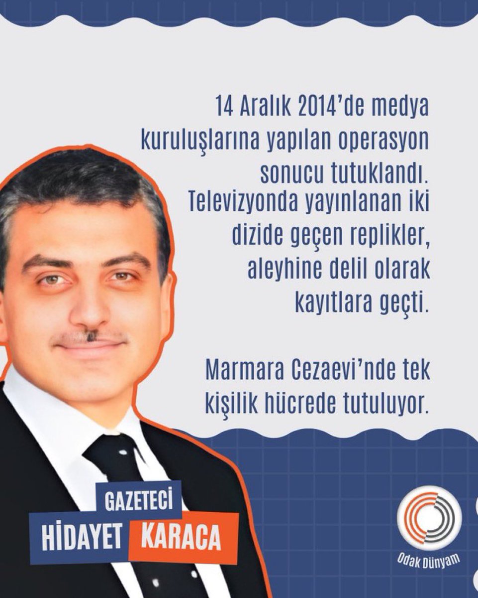 Y_ahmed71's tweet photo. Dünyada bir örneği var mı?
KeyfiTutuklamaya SON verin artık.
Bu nasıl bir bahanedir yahu.

Her türlü ahlaksızlığı yapan, kimin eli kimin cebinde belli olmayan dizi yönetmenlerine, seneristlerine ödül üstüne ödül verin,
hiç alakasız iki repliğe "Ağırlaştırılmış müebbet" verin.. https://t.co/6laZnF5JIk