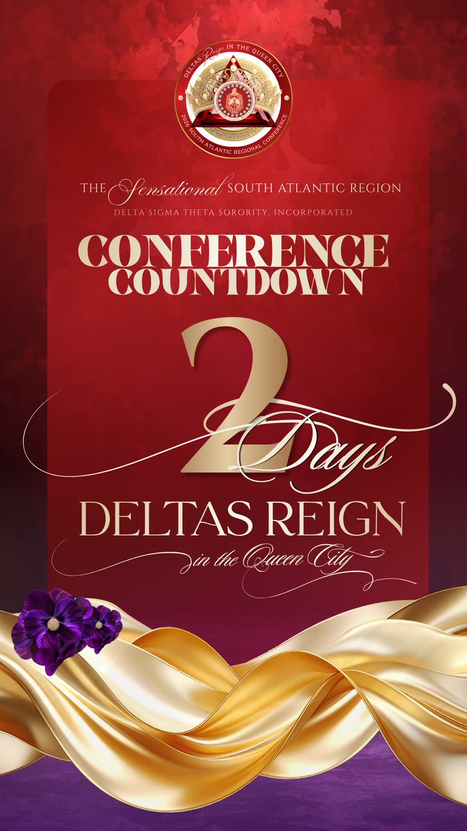 SensationalSAR's tweet photo. 2 DAY until the 32nd Sensational South Atlantic Regional Conference 2026 in Charlotte!

Virtual Sorors, we want to see you.

🔺 Show us your red
🔺 Show us your notes
🔺 Show us your chapter pride

Stay connected for final reminders &amp; official updates!

#SensationalSAR #SARC2026 https://t.co/TJ4OYvdv53