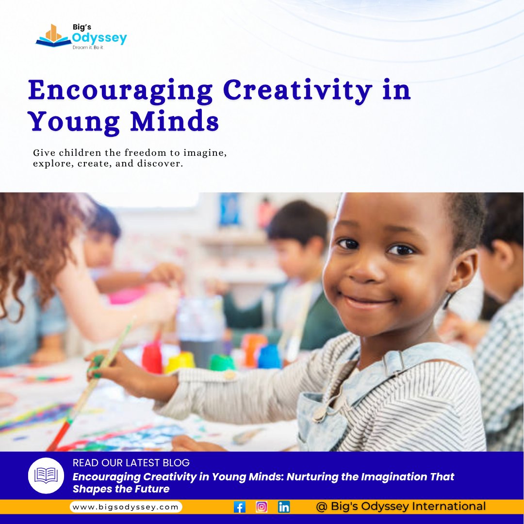 bigsodyssey's tweet photo. Creativity is more than drawing, painting, or storytelling. It is the confidence to ask questions, explore new ideas, solve problems, and imagine possibilities. 

Discover practical ways to nurture creativity in children in our latest blog.

Read blog: https://t.co/Er1wcTV4LK https://t.co/5gNMxBN6qe