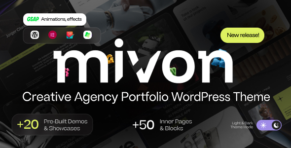 stylelibreview's tweet photo. Mivon – Creative Agency Portfolio WordPress Theme
⠀
More info / Download 👇 
https://t.co/iLmv7ACoqQ

#wordpress #creative #modern #portfolio #agency #elementor #minimal #photography #digital #digitalagency #creativeagency #personalportfolio #creativeportfolio #designagency https://t.co/WQz2zhJNDh