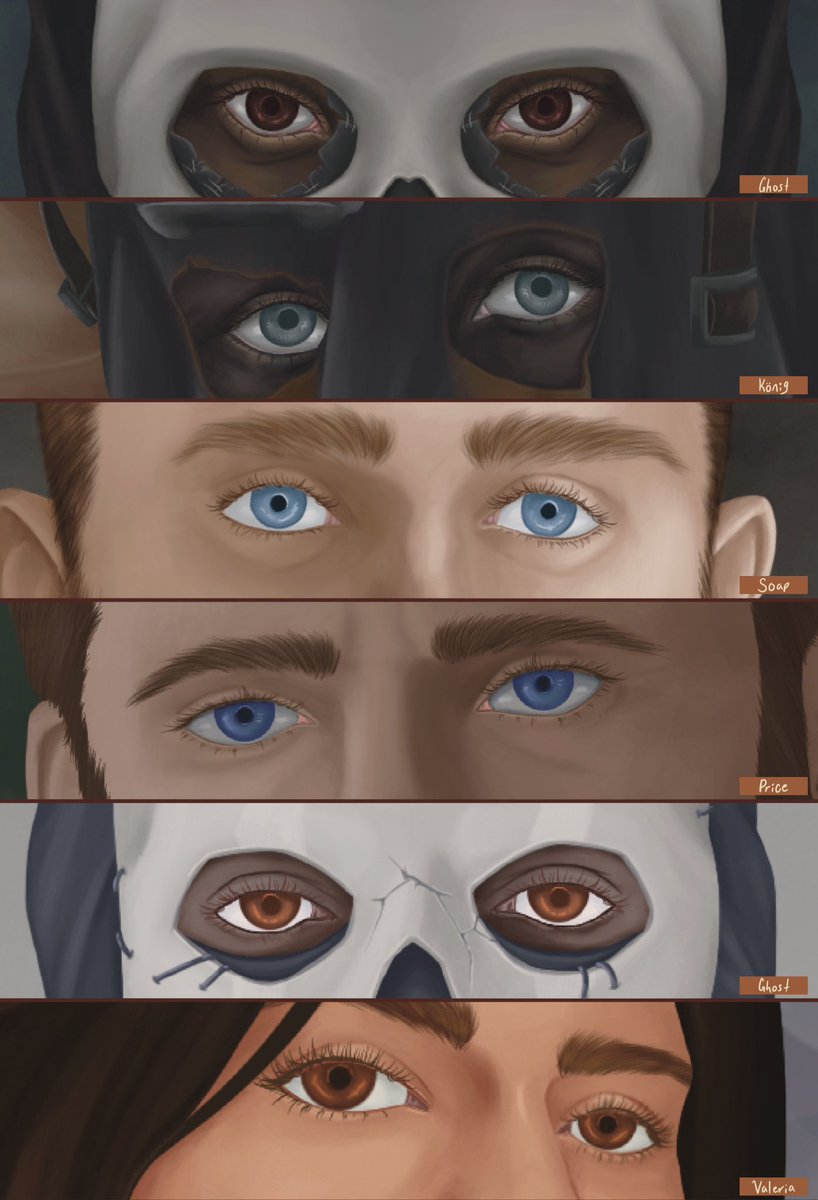 BonesJaded's tweet photo. I tried to get them in the proper order. starting with ghost and ended with Nikto.
These are the game characters I’ve done in the last 3 or 4 years. I’ve also done slasher movie characters. https://t.co/zNcMeOxyD6