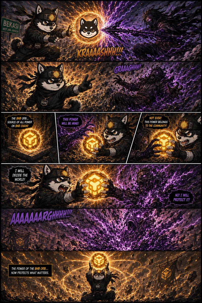 Moba0001's tweet photo. Legends aren't born. They're forged in battle.

When darkness fought for ultimate power, MAME fought for something greater: Meme Culture.

Homegrown on BNB Chain. 🖤

@MameBNB @BNBCHAIN #MAMECreativeChallenge #SaveMemeCulture 

@anjayani3333 @Wahudin_23 @BM94199 https://t.co/Mr7RS8Rl9l