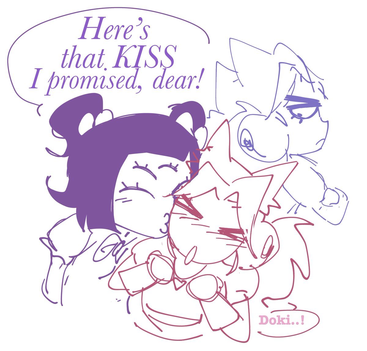 Ppurgatori's tweet photo. I was trying to figure out who I could ship her with then remembered she was mentioned during pinks fight https://t.co/v5E9R7RPv0