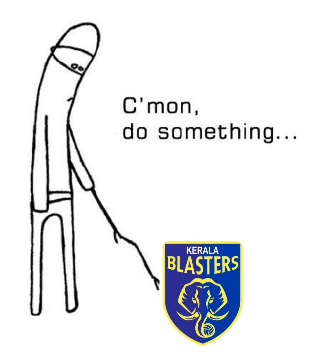 kimskris's tweet photo. Posting this daily, until Kerala Blasters do something. #KBFC https://t.co/e0ateZqqNY