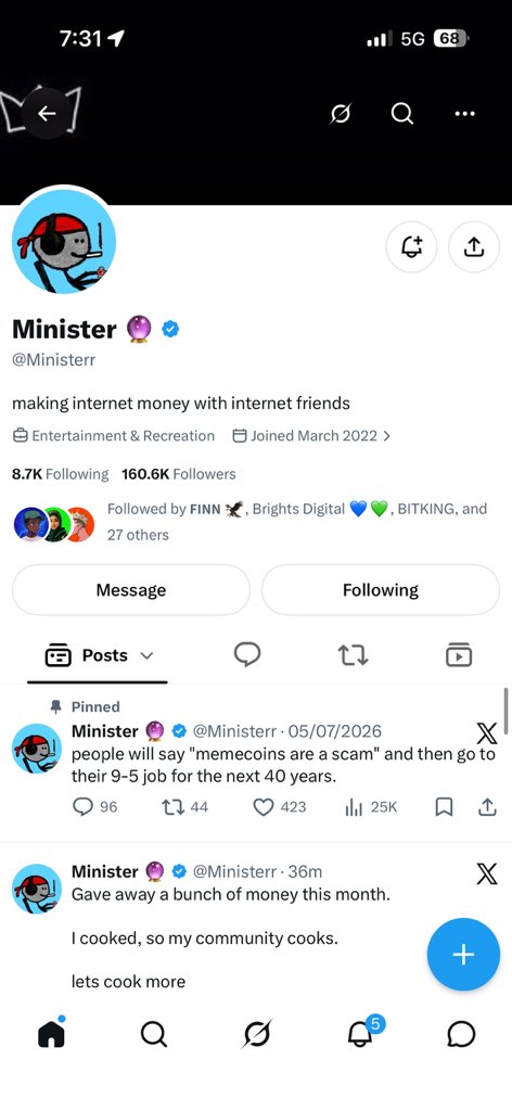 _introMAN's tweet photo. @Farmercist @Ministerr Done Sir

0x47831110380202Cd1b747c7B8F1e90CD9642De4C https://t.co/dOUF9vH3pk