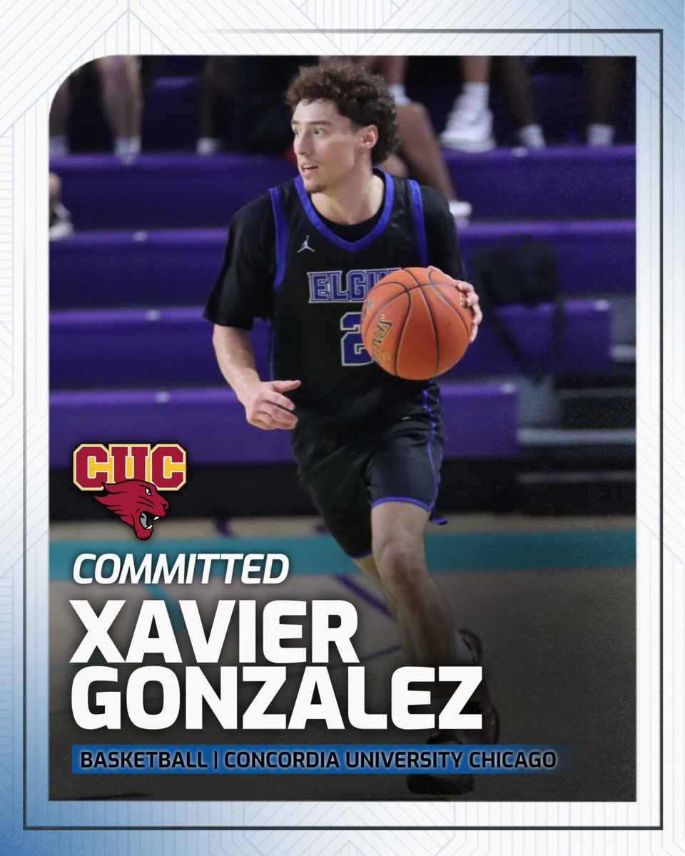 ElginSpartans's tweet photo. We are excited to announce that @ECCMBasketball player Xavier Gonzalez is continuing his academic and athletic career at NCAA DIII Concordia University Chicago. Congrats! https://t.co/PS8iBDskMO