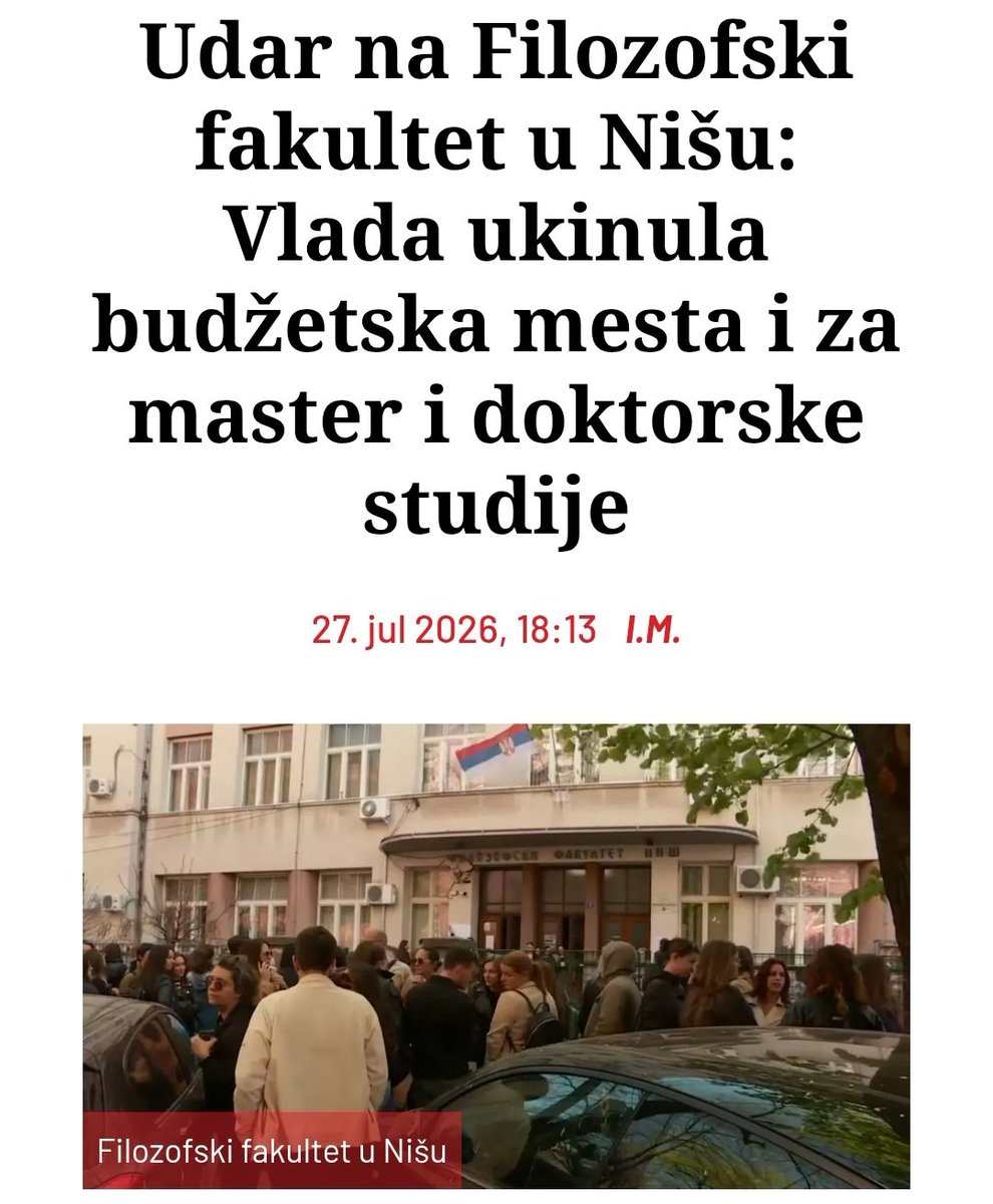 PostenSvet's tweet photo. Drobiće svaki fakultet koji mu nije po volji i na kraju univerzitete. Lepo smo vam pisali da nosite zastave EU a ne naduvanog vagnerovog Isusa, krstače i da ne kosovarite. https://t.co/axptRr8byS