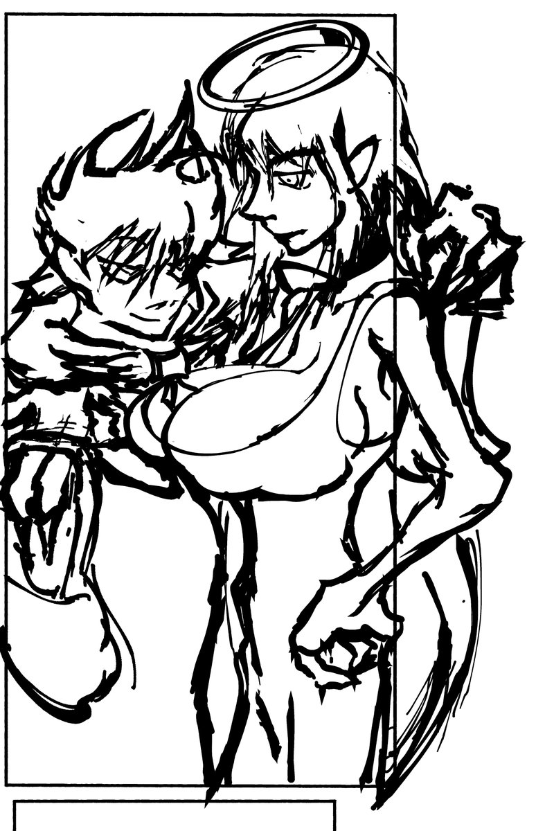 mituryato's tweet photo. This frame is turning out fucking insane. Also, (almost) didn't mess up the proportions

#manga #comicart #fittobetied #ukrart https://t.co/loIkgnr4Wo