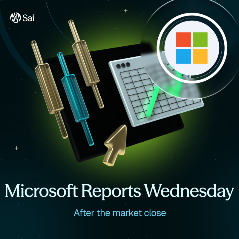 SaiDotFun's tweet photo. Microsoft reports Wednesday after the close. If Azure growth comes in strong and there's no capex surprise, MSFT could finally catch a bid after a rough year.

But if they raise capex guidance like Google just did, expect the same kind of selloff, that stock dropped 7% on the news last week.