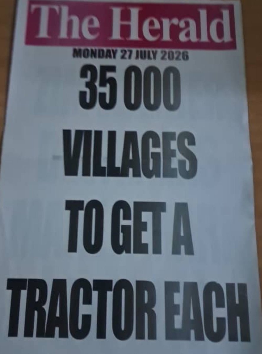 Tafiez's tweet photo. Uku ndiko kugona manje. Modernising agriculture in the villages. Hakuna achafa nezhara at least until 2030.#EDHuchi https://t.co/yTgVFQKAhN