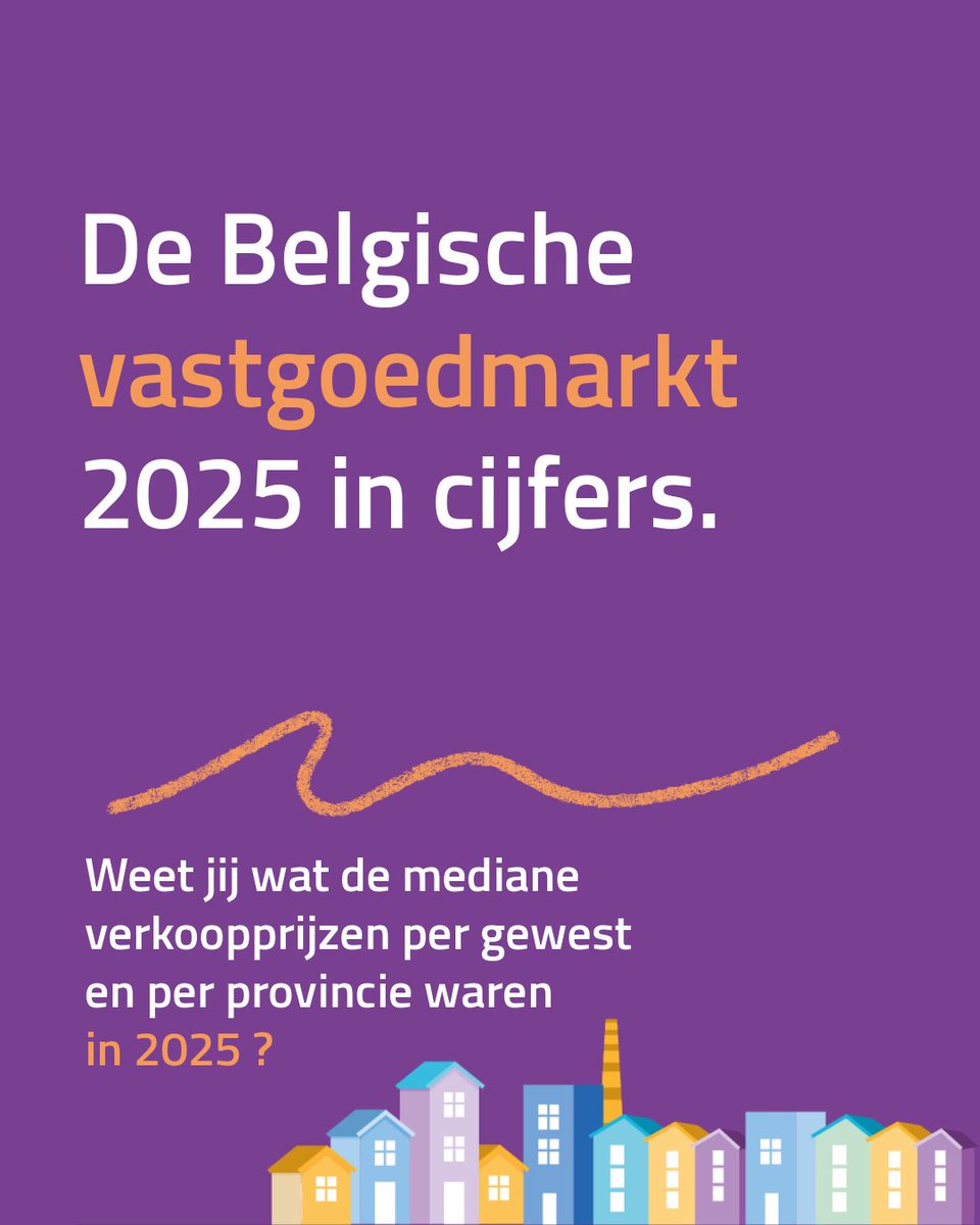 FODFinancien's tweet photo. En kopen? 🏠 Appartementen, huizen, villa's: de mediane verkoopprijzen 2025 per gewest en per provincie. Jaarverslag 👉 https://t.co/MPDEKPRV22 https://t.co/47yNzYicp1