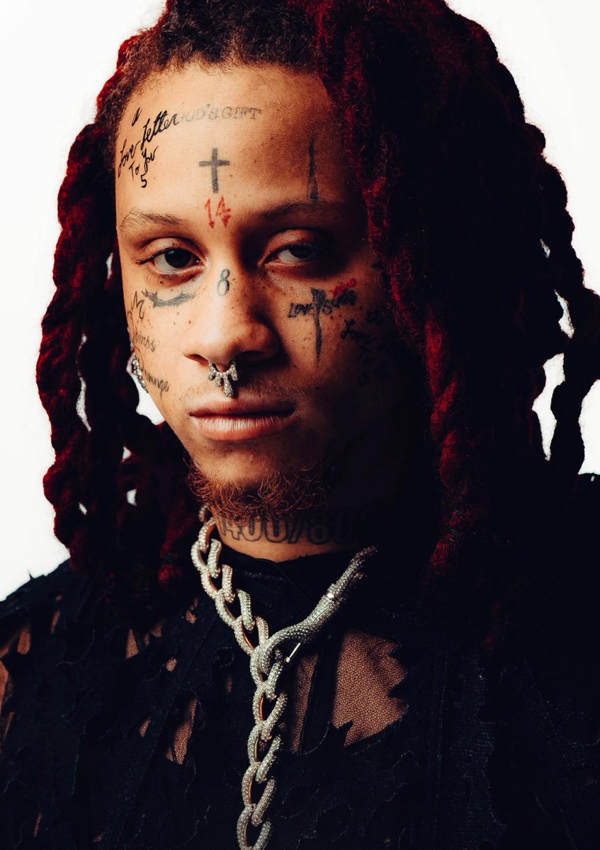 Kurrco's tweet photo. Trippie Redd is teasing something for his upcoming album 'NDA' 👀

"Tomorrow @ 3PM EST"