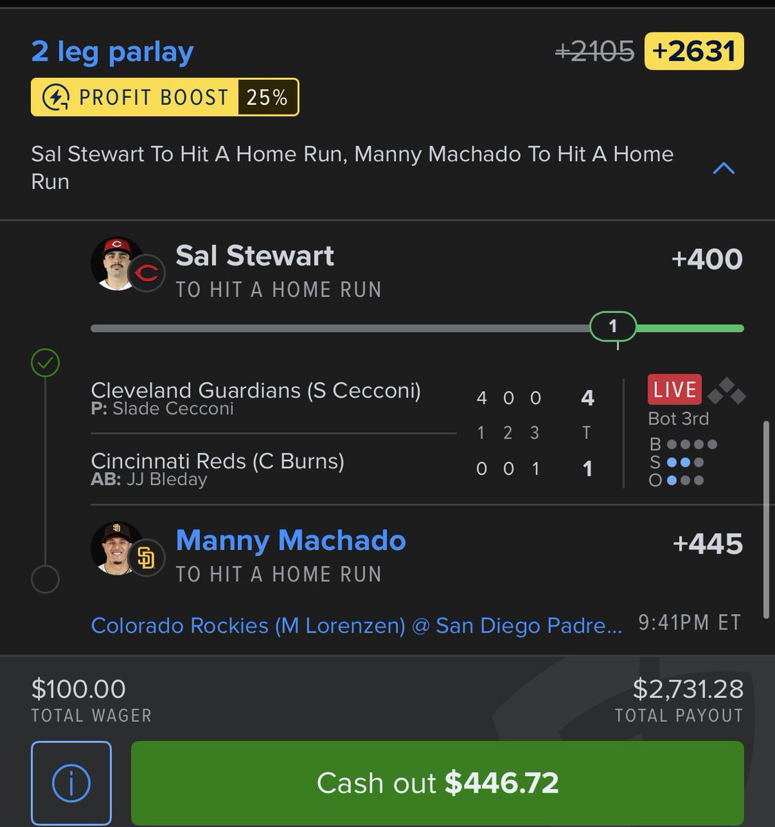 Jokeeee_'s tweet photo. If Machado goes tonight I have $100 (25 to 4 people) who ❤️  this tweet 🤝 https://t.co/R5JStz6N4f